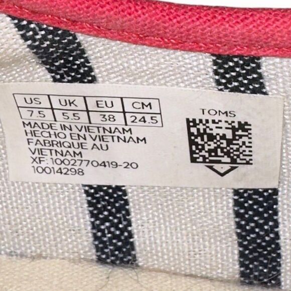 TOMS Venice Collection Cordones Boardwalk Platform Shoes Women's 7.5 - Picture 10 of 11